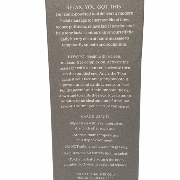 Complex Culture Sonic T-Bar Facial Massager - Picture 3 of 4